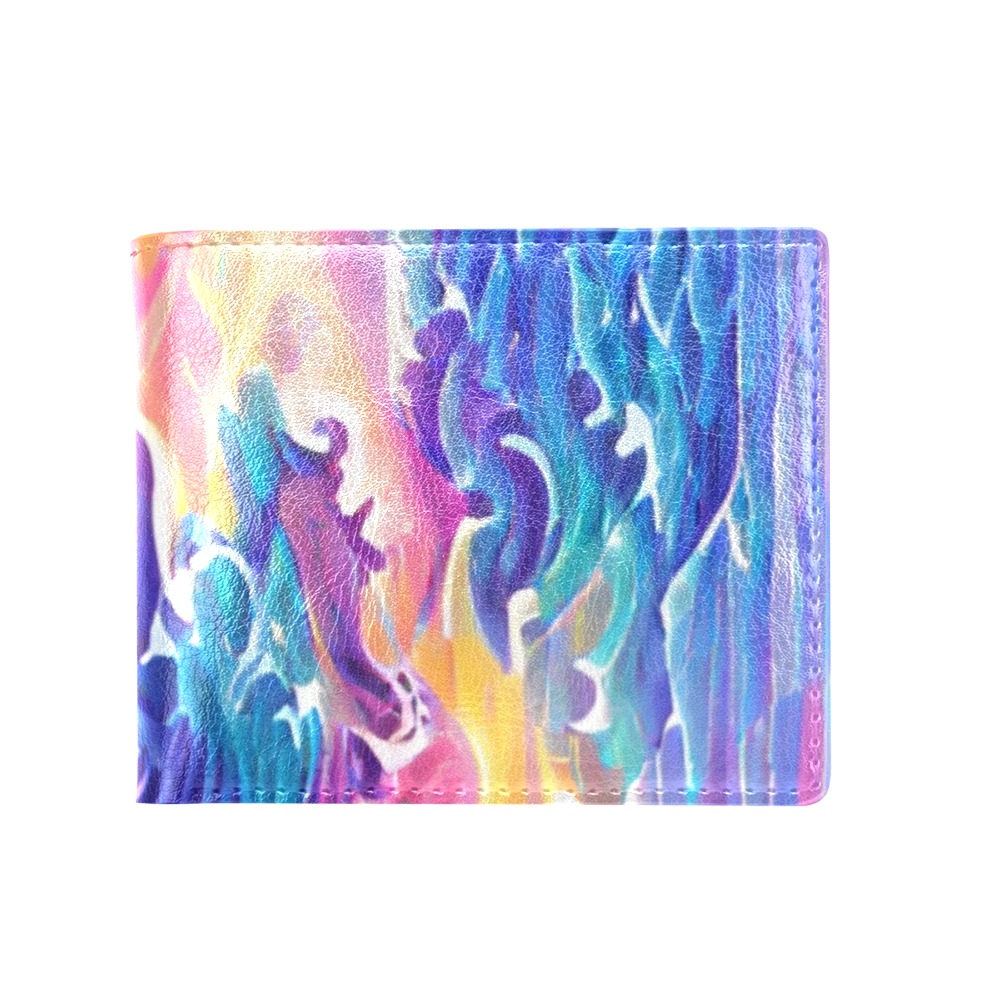 waves_TradingCard Bifold Wallet with Coin Pocket (Model 1706)