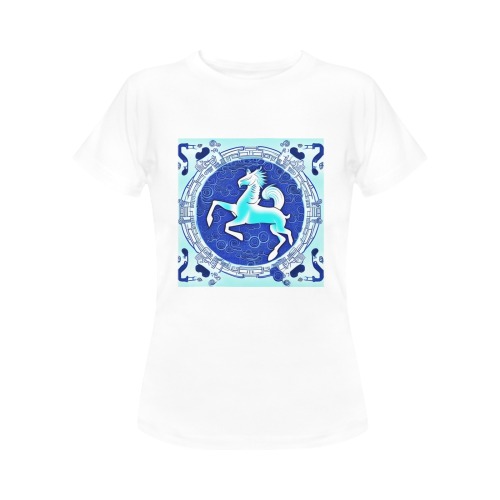 Water Horse Women's T-Shirt in USA Size (Front Printing Only)
