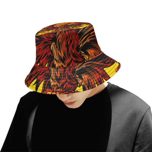 Rebirth All Over Print Bucket Hat for Men