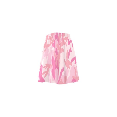 girlie-pink-ERDL Mini Skating Skirt (Model D36)