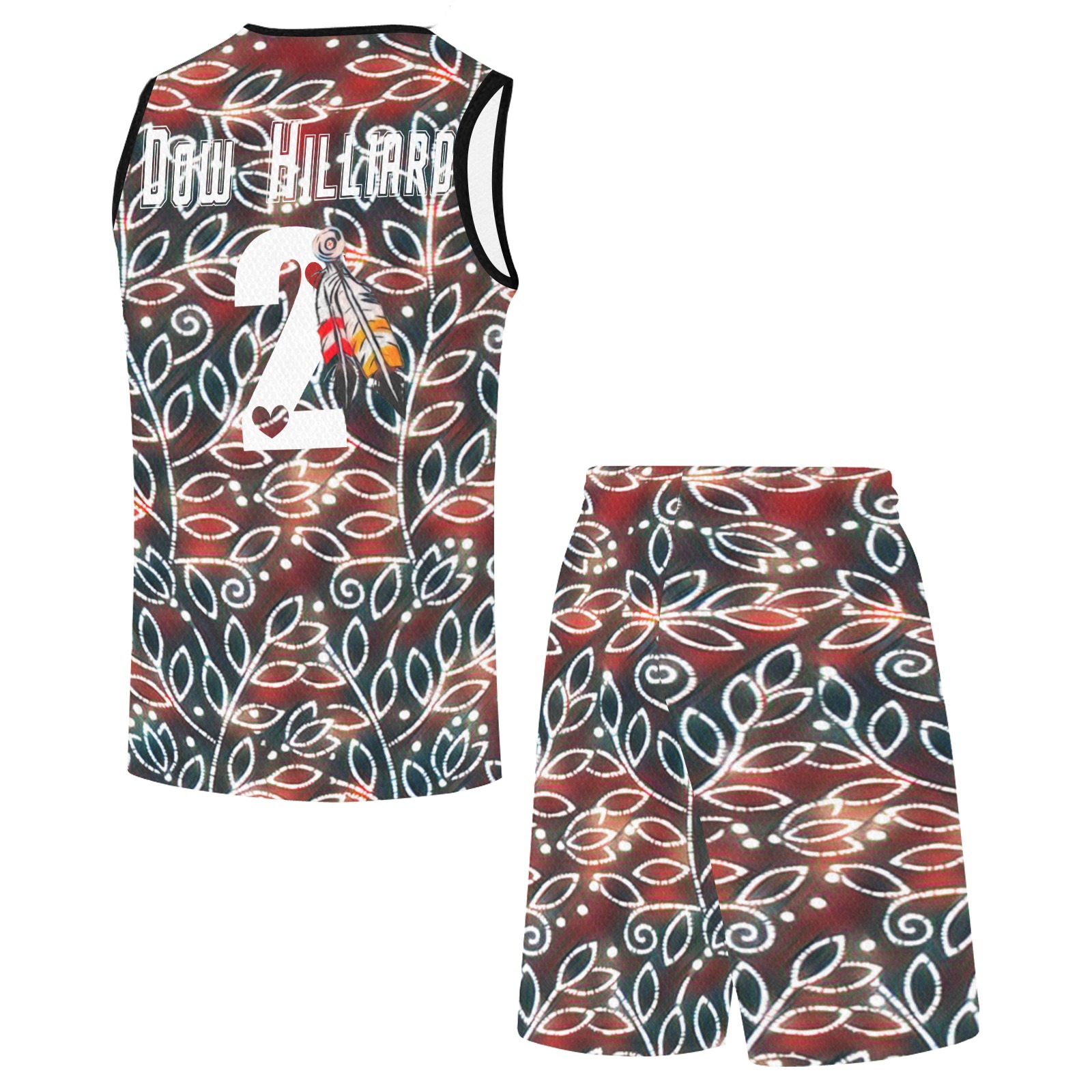 Dow Hiliiard 2 All Over Print Basketball Uniform