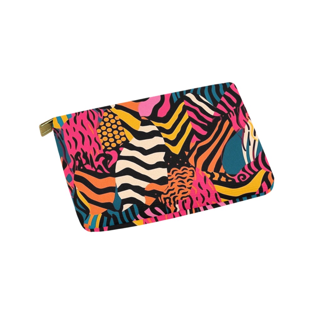 Design-geometric-prints-animal_701 Carry-All Pouch 9.5''x6''