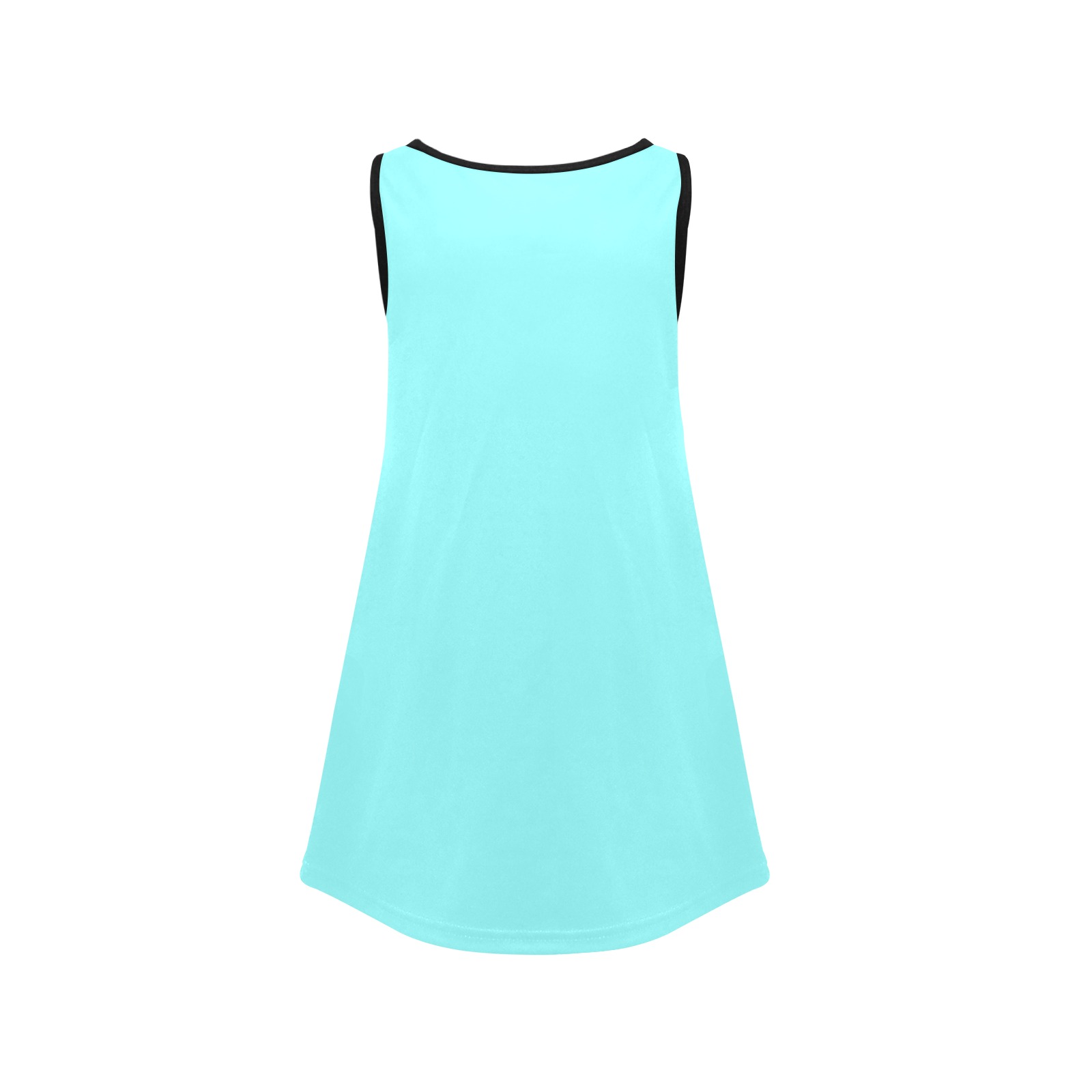 color ice blue Girls' Sleeveless Dress (Model D58)