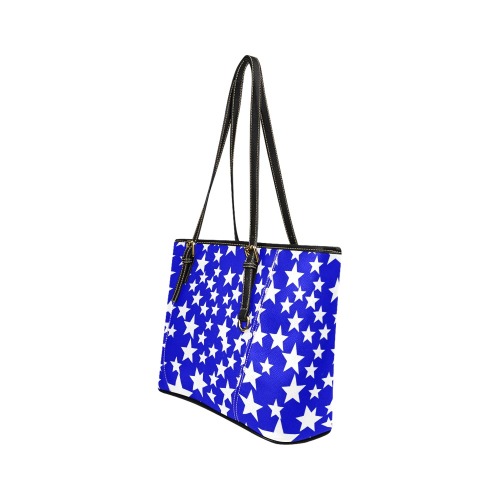 Stars 1 Leather Tote Bag/Small (Model 1640)
