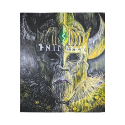 Viking Tapestry Cotton Linen Wall Tapestry 51"x 60"