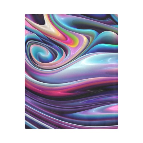 Swirl Fractal Duvet Cover 86"x70" ( All-over-print)