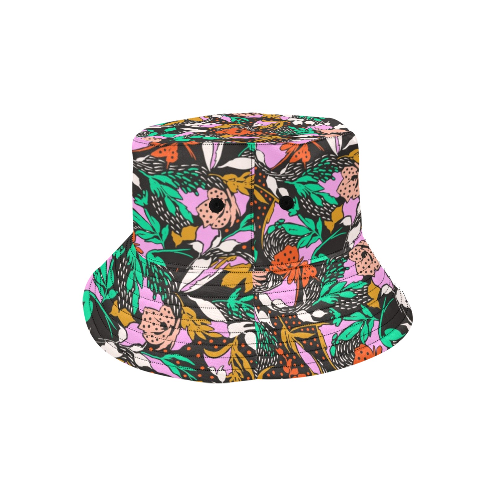 Modern floral simple 2 Unisex Summer Bucket Hat