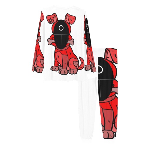 Dog Game / squid game by Nico Bielow Men's All Over Print Pajama Set