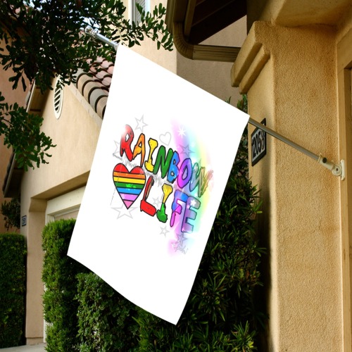 Rainbow 2021 by Nico Bielow Garden Flag 28''x40'' （Without Flagpole）