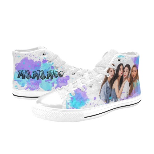 MAMAMOO Women's Classic High Top Canvas Shoes (Model 017)