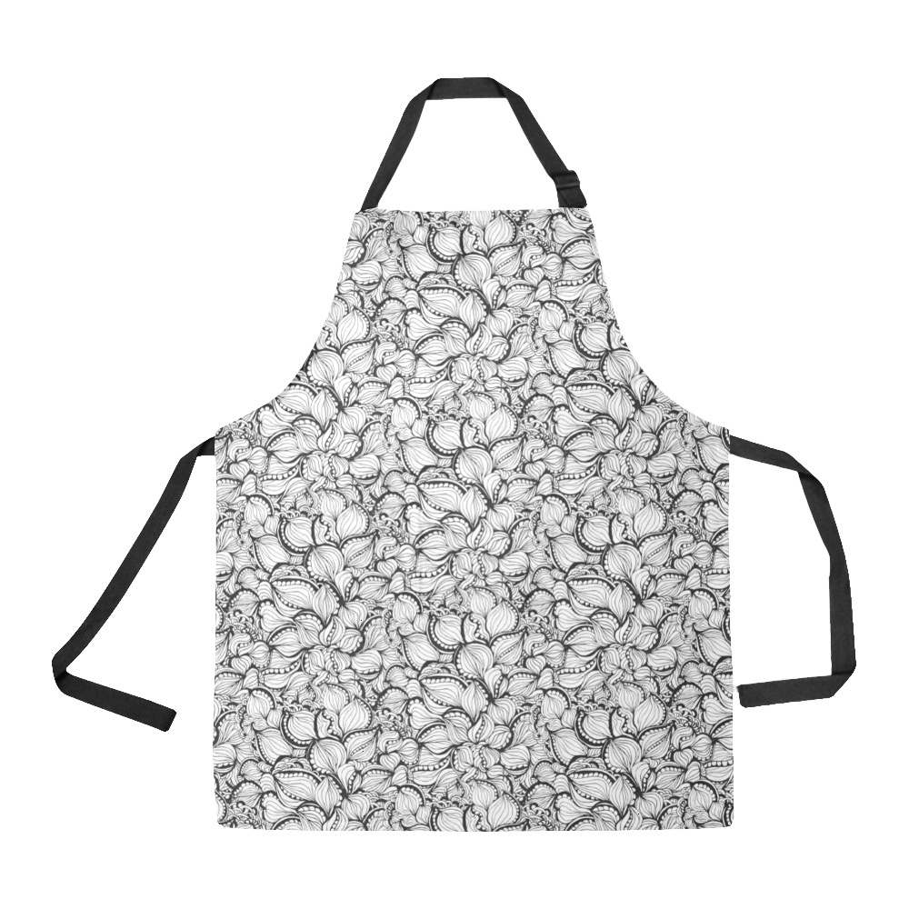 Pussy Willow Pods All Over Print Apron