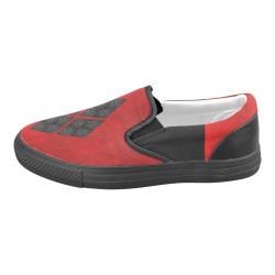 Harleyreddiamond Women's Unusual Slip-on Canvas Shoes (Model 019)