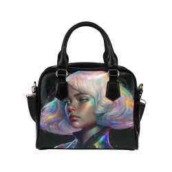 SHIMMERING SURREAL WOMAN Shoulder Handbag (Model 1634)