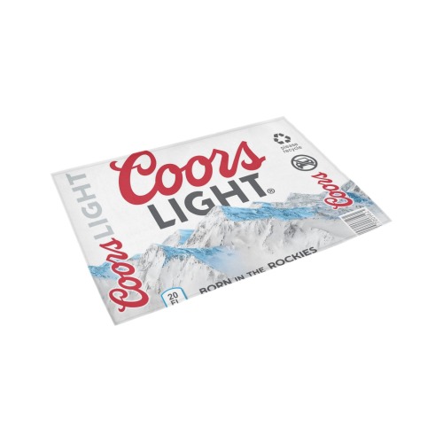 Coors light 2 matt Azalea Doormat 24" x 16" (Sponge Material)