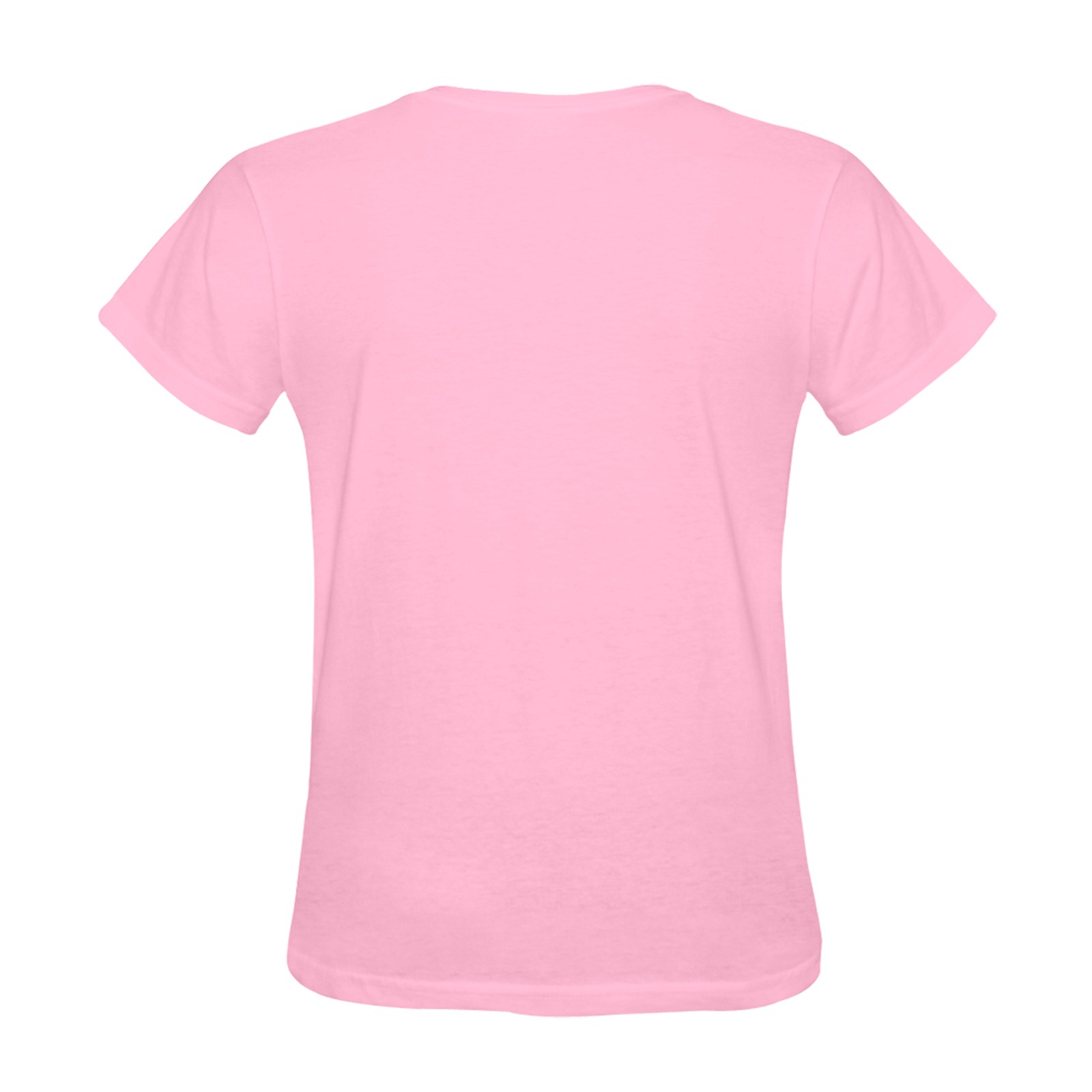 Black Cat with Bow Ties - Pink Sunny Women's T-shirt (Model T05)