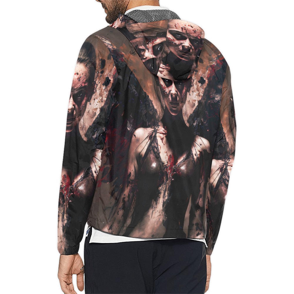 Angel of death Unisex All Over Print Windbreaker (Model H23)