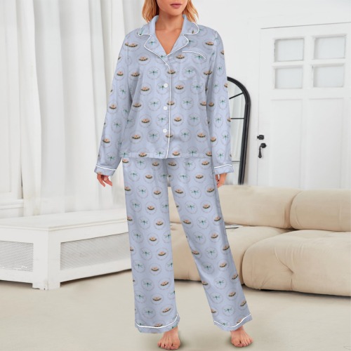 Dragonfly Garden Moonlight Silky PJs