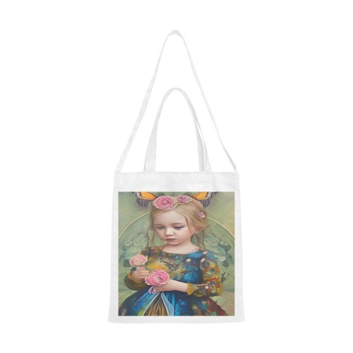 Pretty Girl 1 Canvas Tote Bag/Medium (Model 1701)