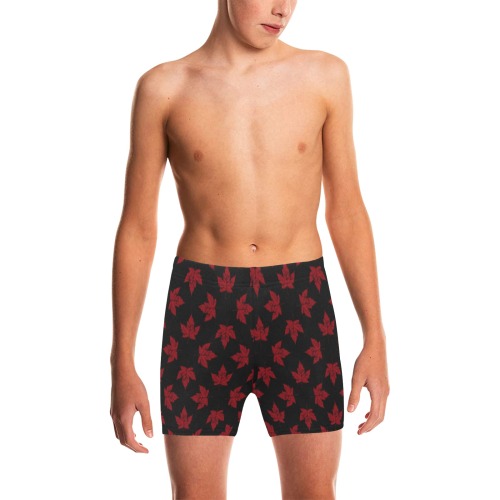 Cool Canada Kid's Swim Shorts Big Boys' Swimming Trunks (Model L57)