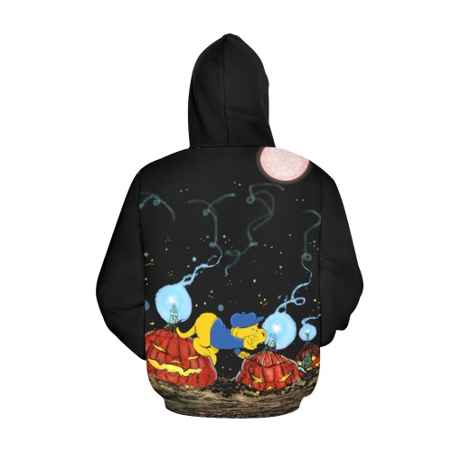 Ferald and The Rotten Pumpkins All Over Print Hoodie for Women (USA Size) (Model H13)
