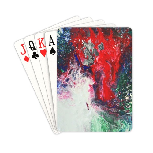Explosion on the Sea Playing Cards 2.5"x3.5"