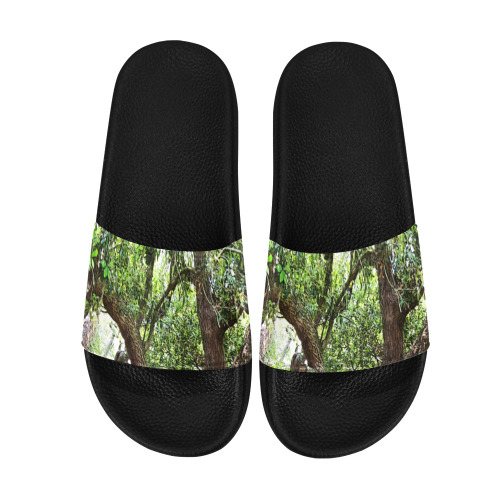 Oak Tree In The Park 7659 Stinson Park Jacksonville Florida Women's Slide Sandals (Model 057)
