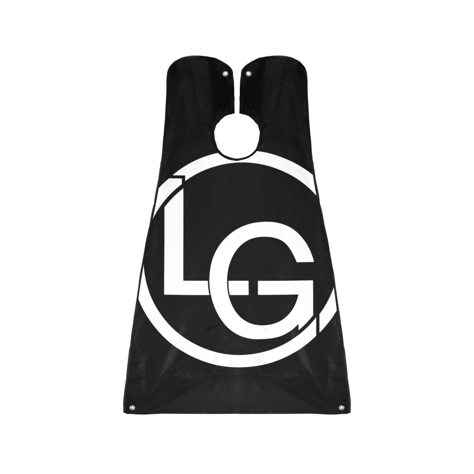 LG WHITE Beard Bib Apron for Men Shaving & Trimming