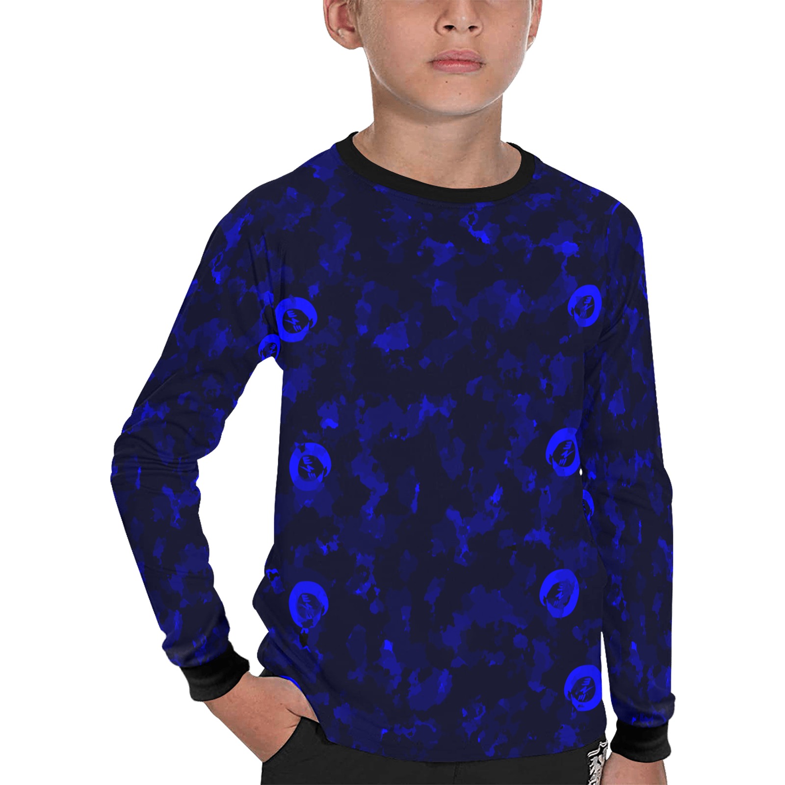 New Project (10) Kids' All Over Print Long Sleeve T-shirt (Model T51)