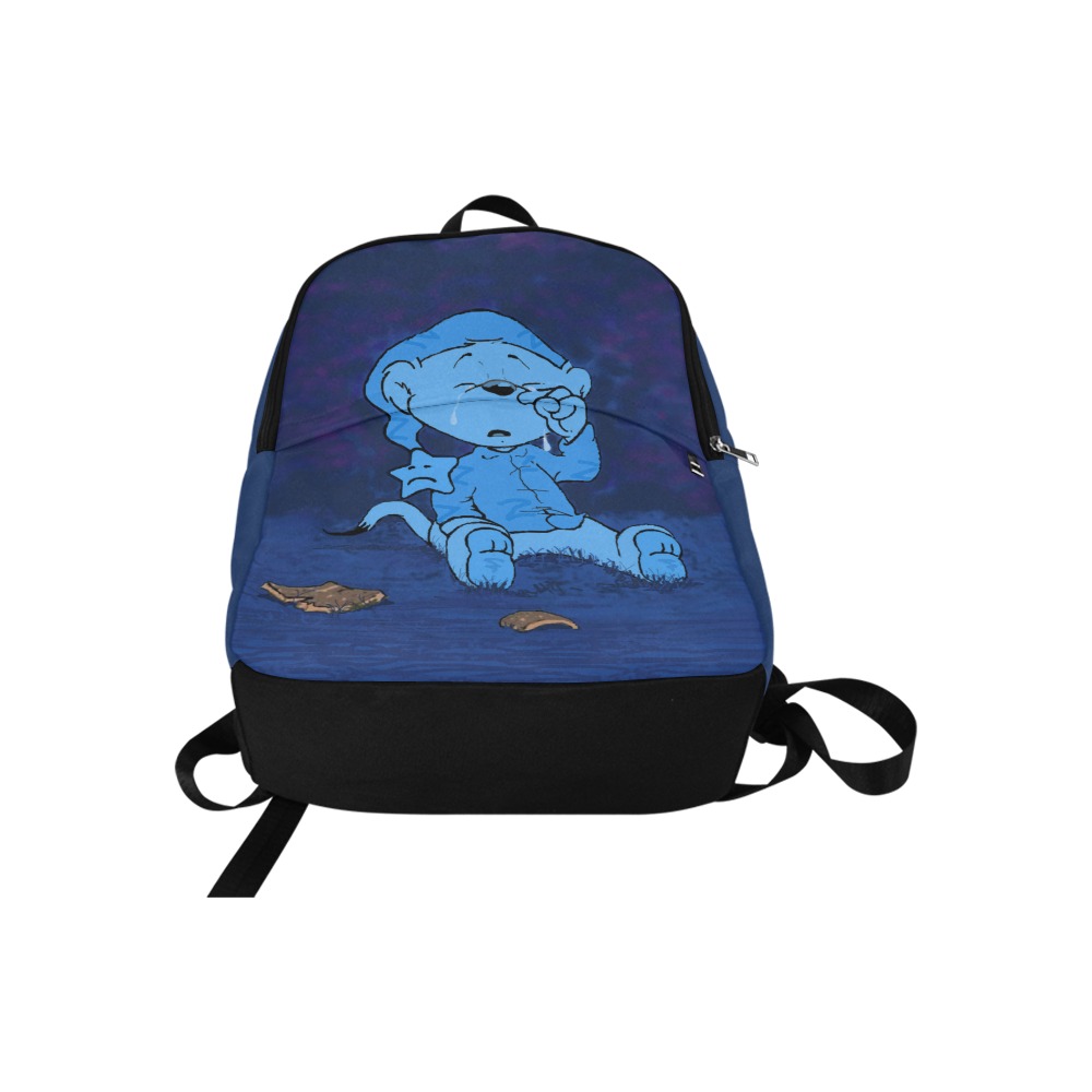 Ferald Feeling Blue Fabric Backpack for Adult (Model 1659)