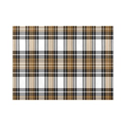 Brown Black Plaid Placemat 14’’ x 19’’ (Set of 2)