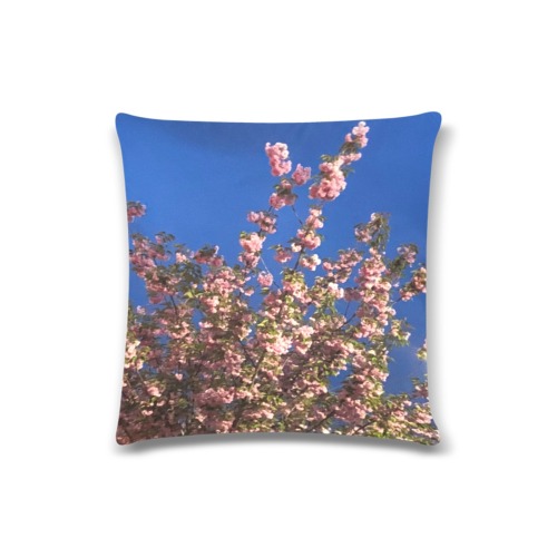 Cherry Tree Collection Custom Zippered Pillow Case 16"x16"(Twin Sides)