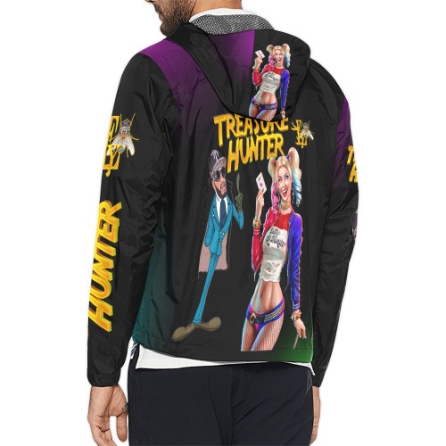 Treasure Hunter Collectable Fly Unisex All Over Print Windbreaker (Model H23)