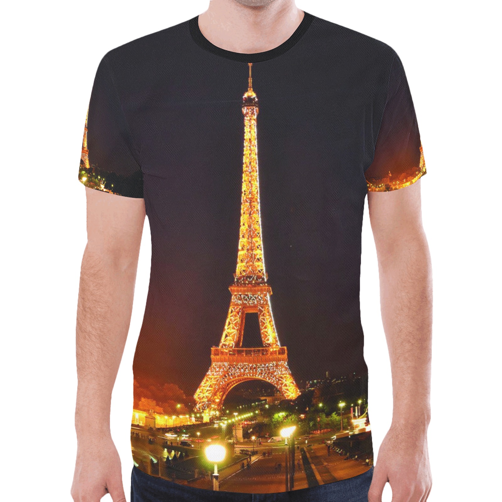 tower2 New All Over Print T-shirt for Men (Model T45)