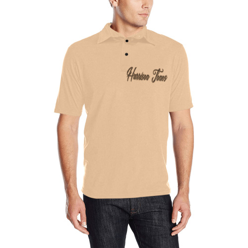 FASHION Men's All Over Print Polo Shirt (Model T55)