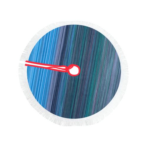 Abstract Blue Horizontal Stripes