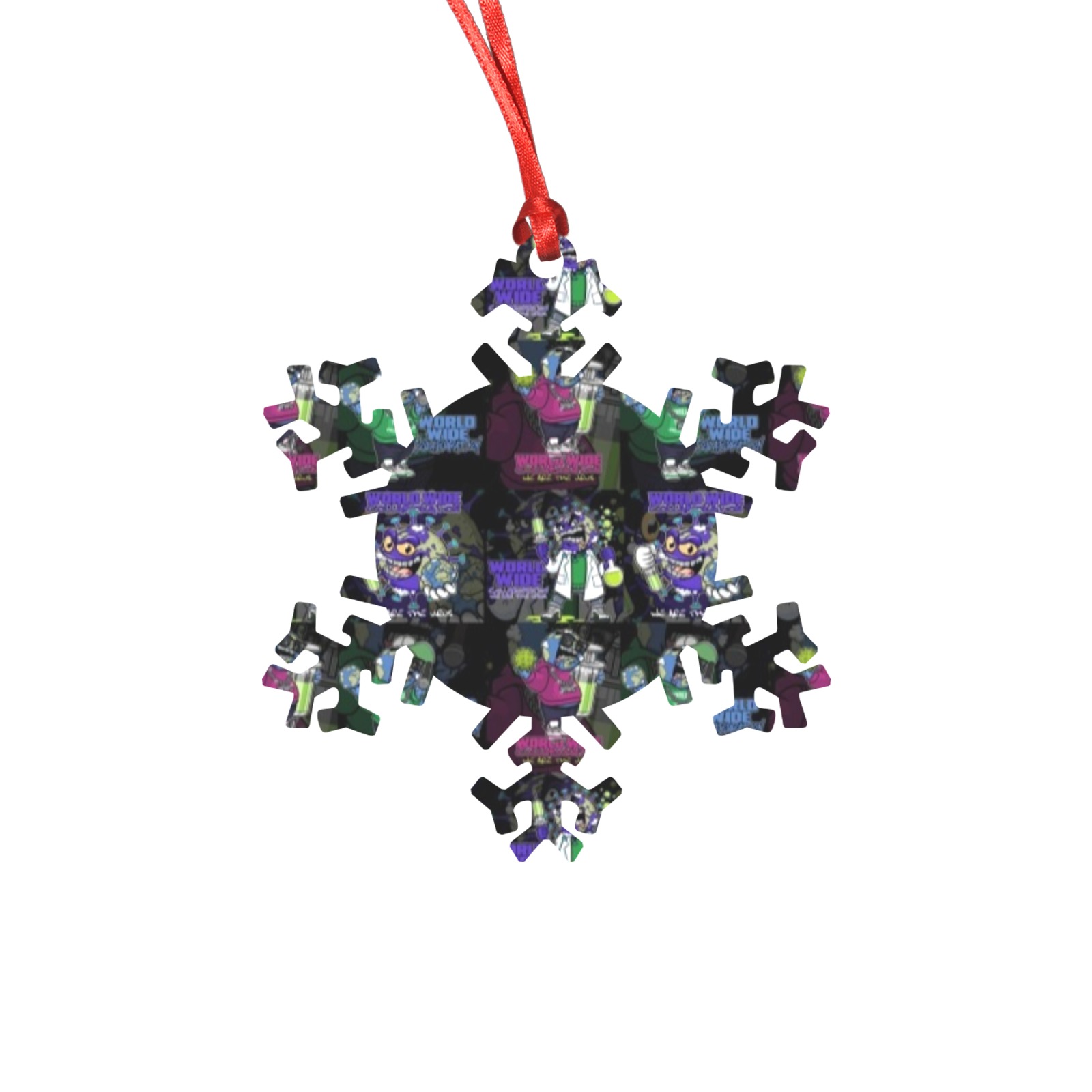 wwcfam Snowflake Shape Ornament