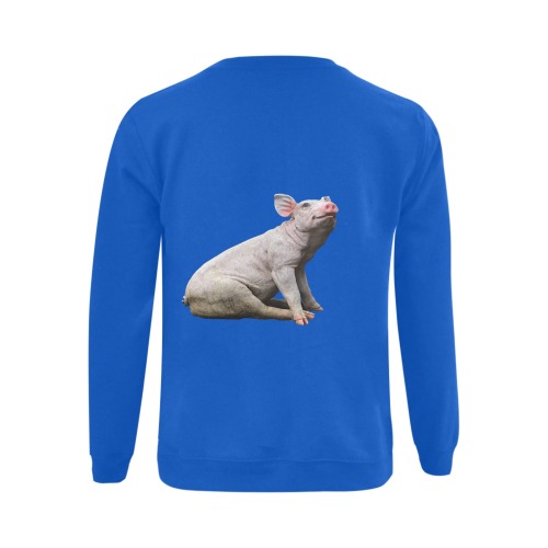 pig bb Gildan Crewneck Sweatshirt(NEW) (Model H01)