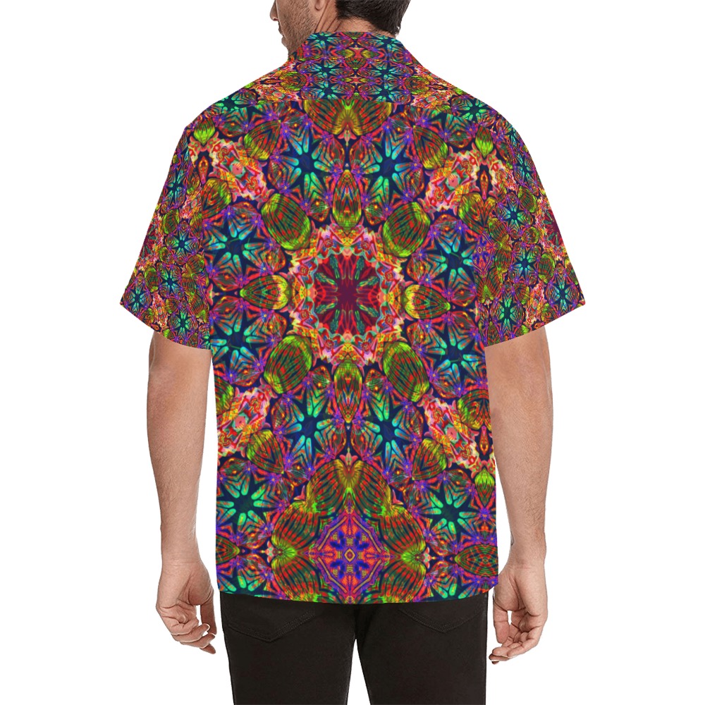 Tropical Hawaiian Brilliance Hawaiian Shirt (Model T58)