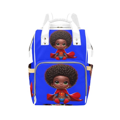 Black history - Kids 07 - Milan Templates Multi-Function Diaper Backpack/Diaper Bag (Model 1688)