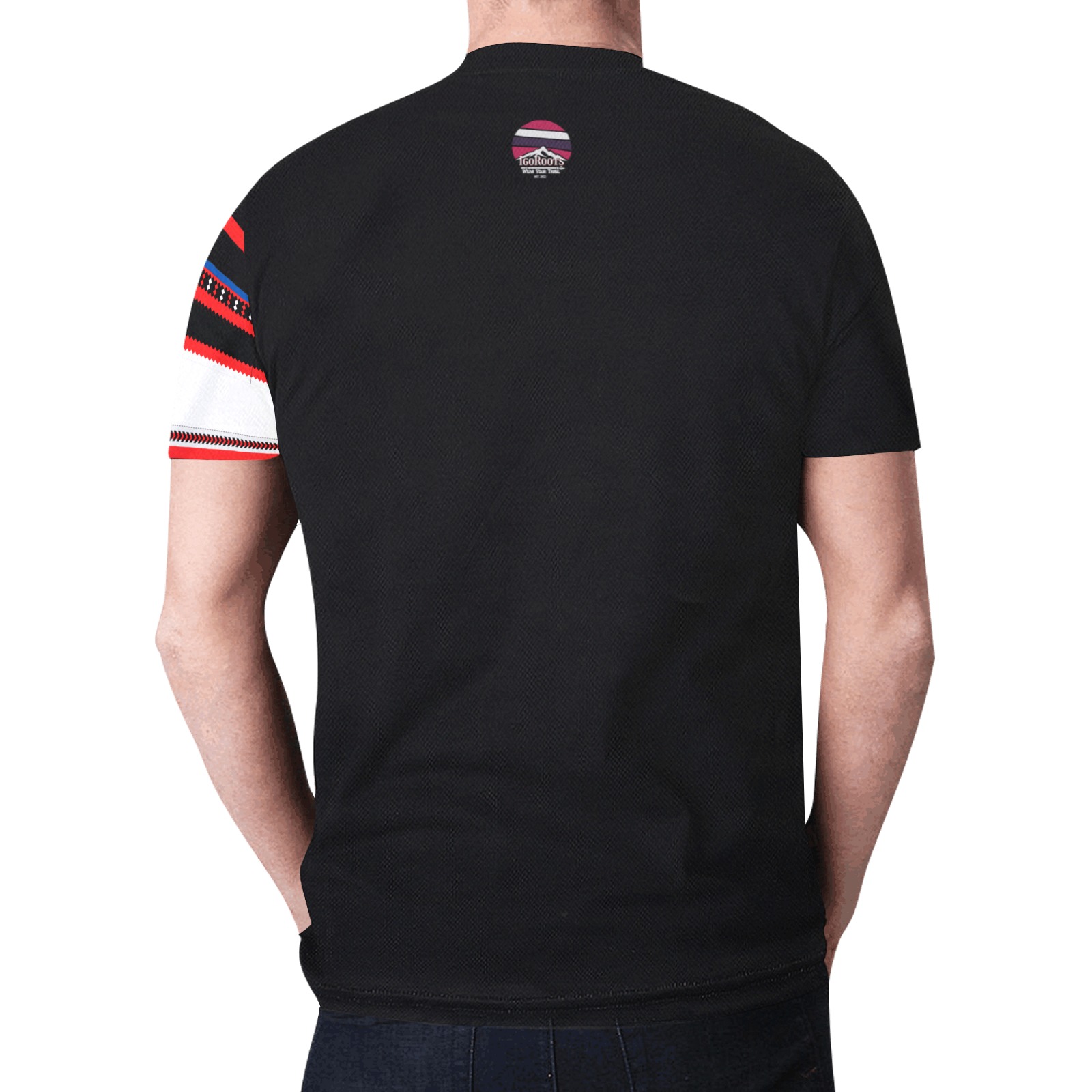 PH Flag Igorot Stripe New All Over Print T-shirt for Men (Model T45)