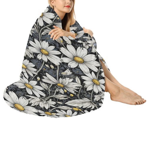 Fabulous Florals 12 Circular Ultra-Soft Micro Fleece Blanket 60"