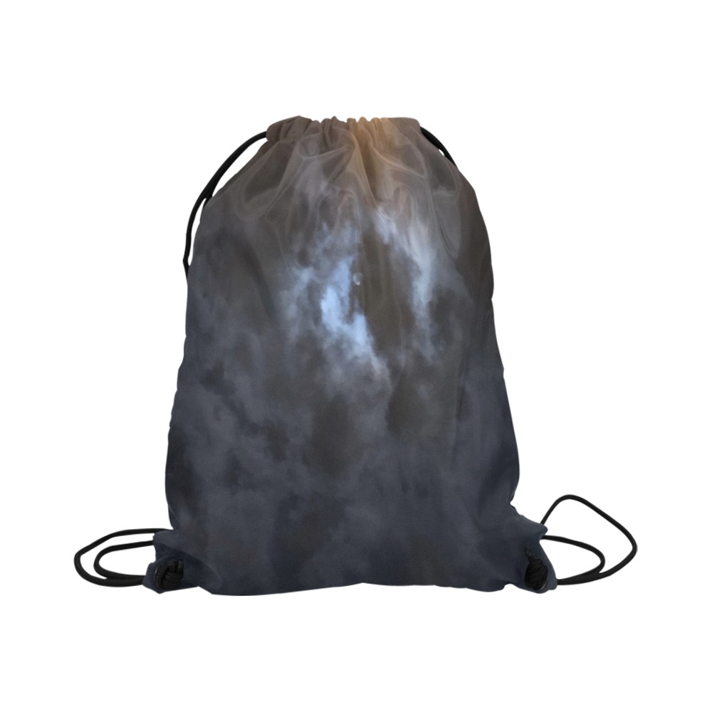 Mystic Moon Collection Large Drawstring Bag Model 1604 (Twin Sides)  16.5"(W) * 19.3"(H)