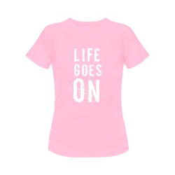 Life Pink Women's Classic T-Shirt (Model T17）