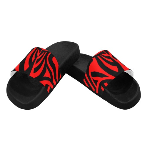 aaa black rb Women's Slide Sandals (Model 057)