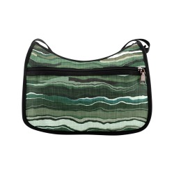 Camo brushstrokes green 3 Crossbody Bags (Model 1616)