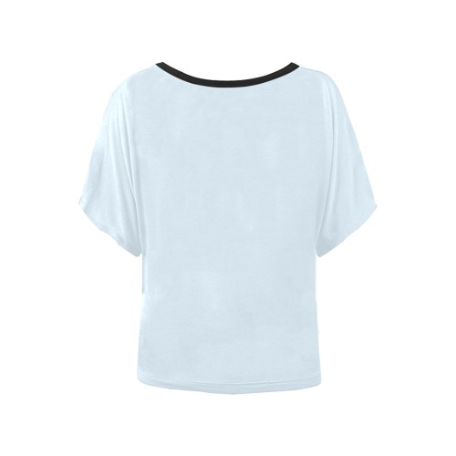 cross shirt Women's Batwing-Sleeved Blouse T shirt (Model T44)