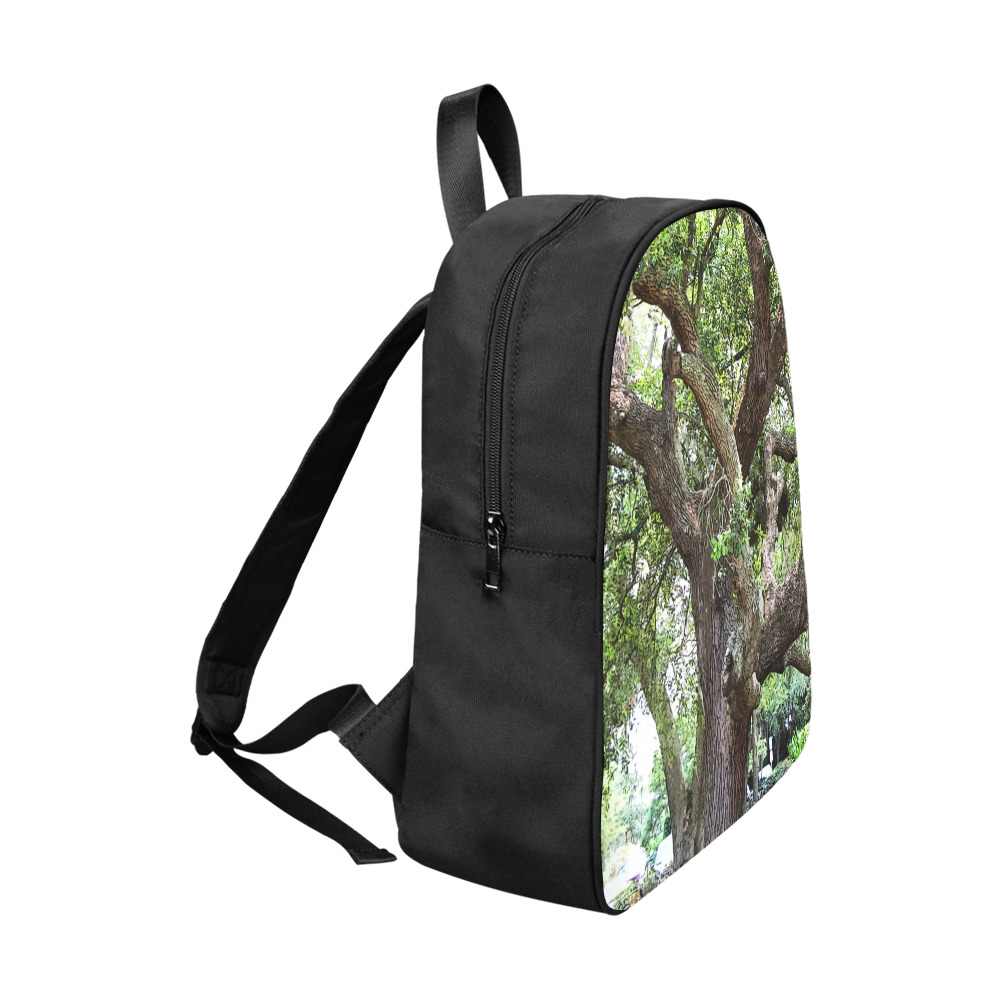 Oak Tree In The Park 7659 Stinson Park Jacksonville Florida Fabric School Backpack (Model 1682) (Large)