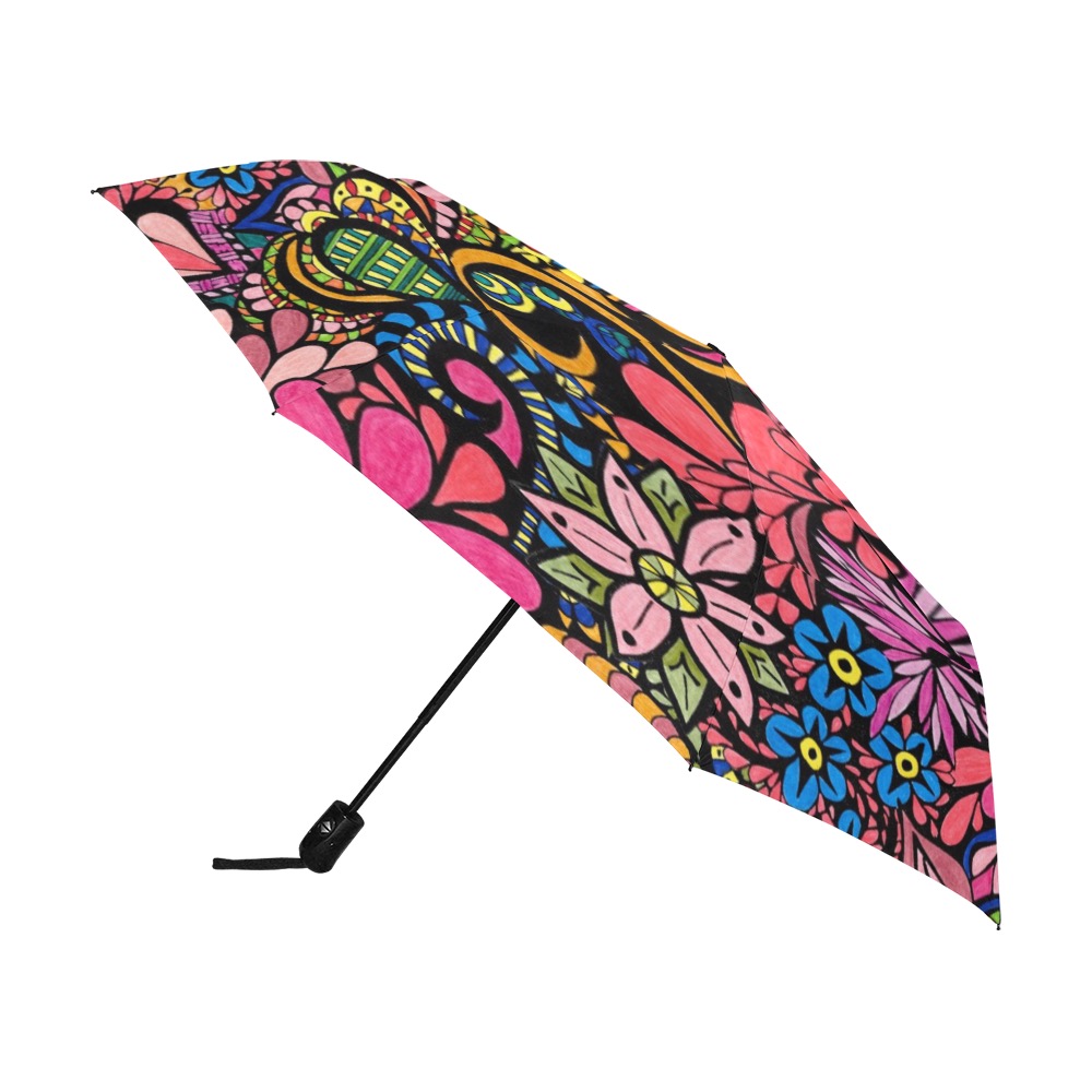 Flowers in the Attic Anti-UV Auto-Foldable Umbrella (U09)
