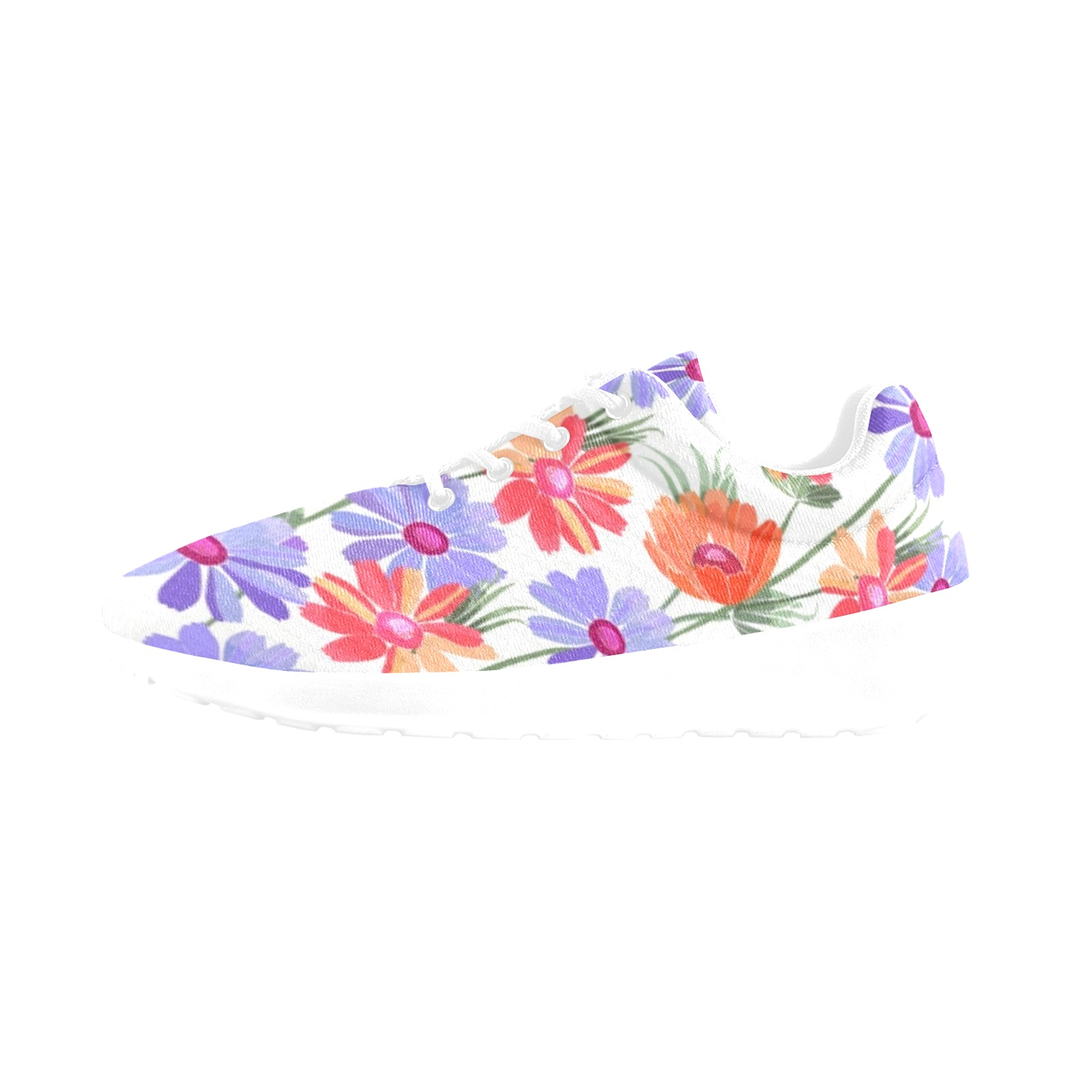 Spring Flowers Women's Athletic Shoes (Model 0200)