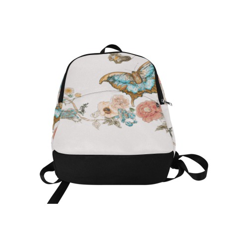butterflies and flowers Fabric Backpack for Adult (Model 1659)